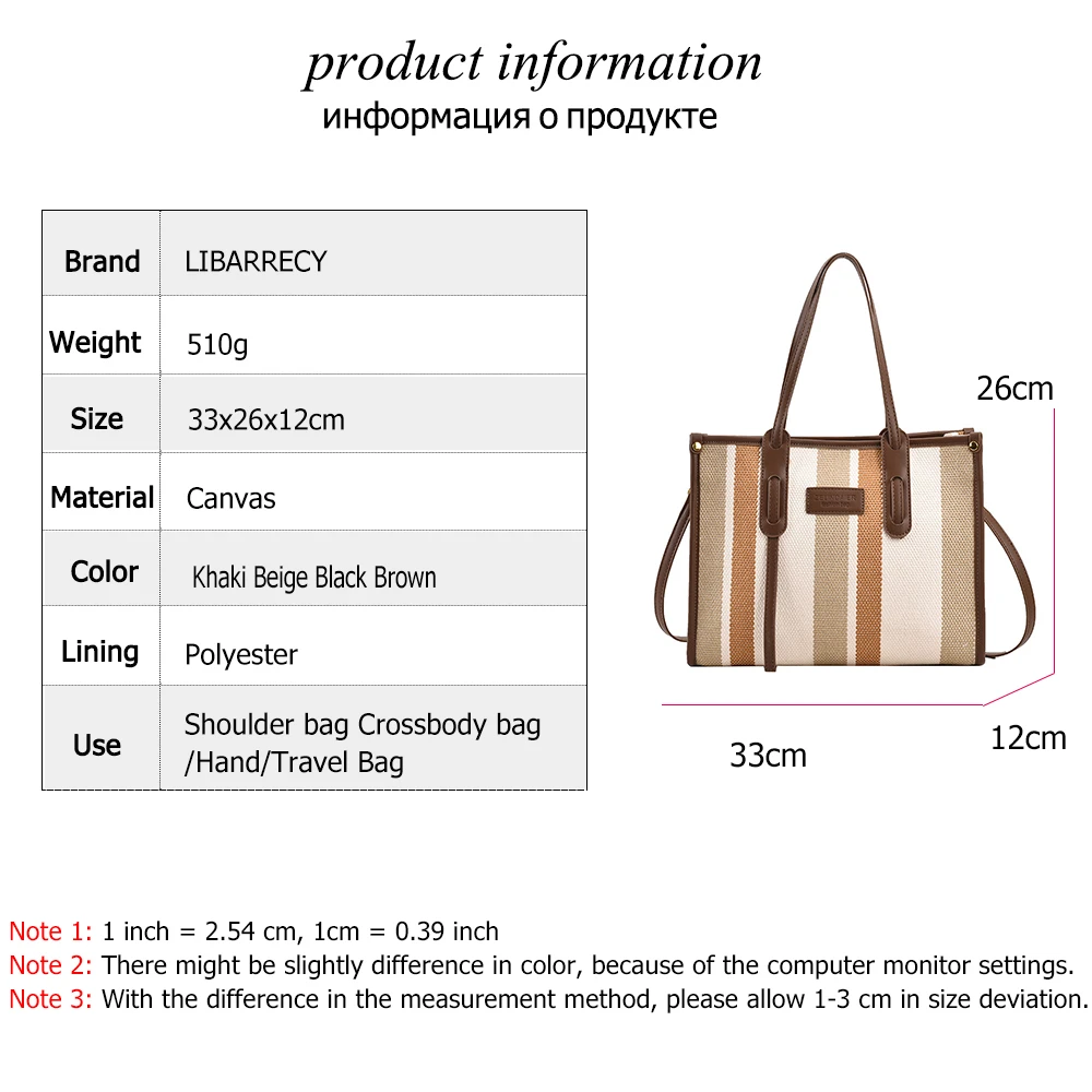 Large Capacity and High Quality Canvas Women Bag Multifunctional New Ladies Handbag Fashion Ladies Shoulder Crossbody Bags Sac