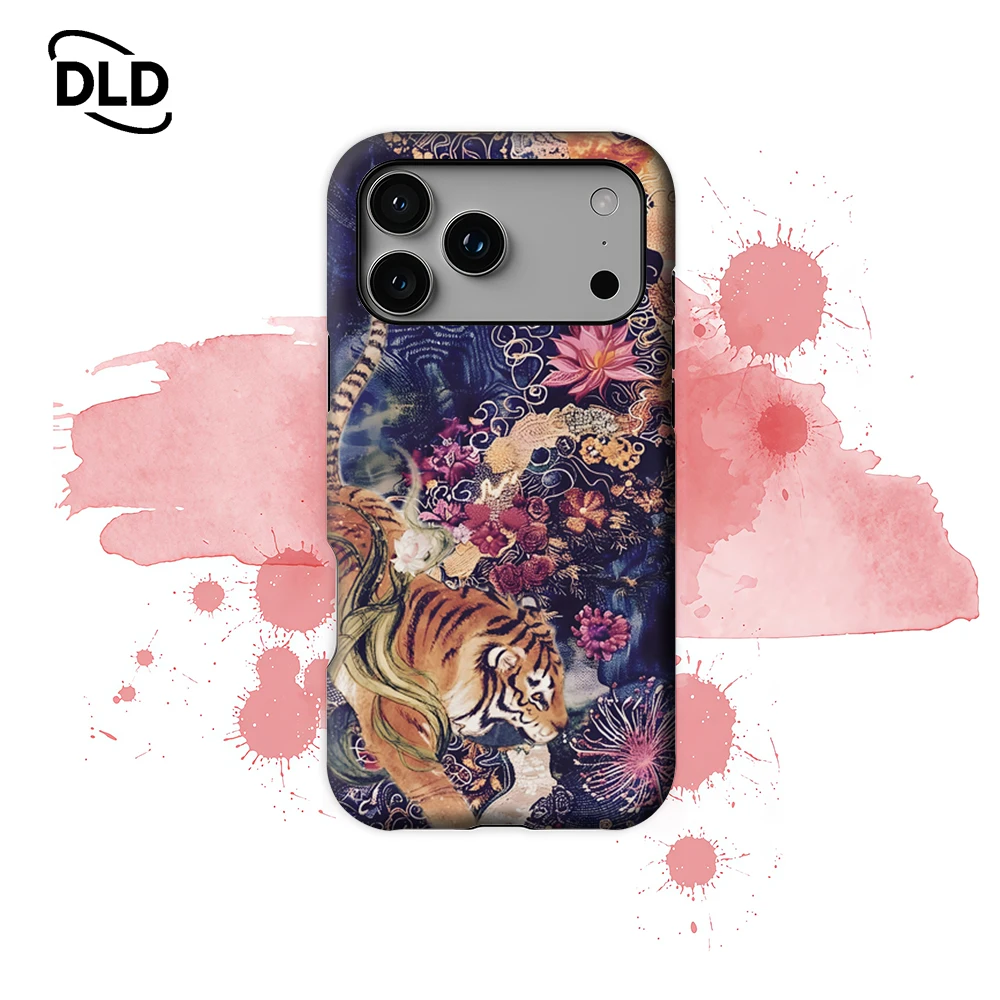 Tiger BloomFor Magnetic Phone Case for IPhone 17 16 15 14 13