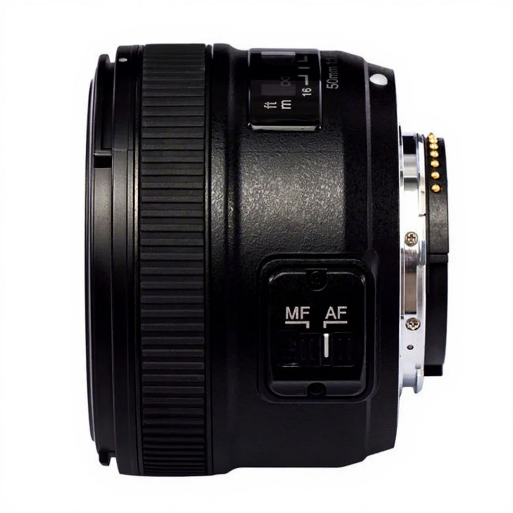 High Quality Yon gnuo F/1.8 50mm Large Aperture Auto Focus Camera Lens Wide-Angle Fixed for Nik on Ca mera