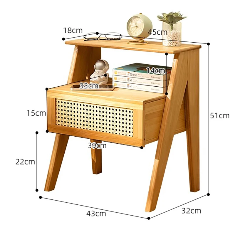 Modern Minimalist Nightstand Beauty Nordic Trendy Storage Nightstand Drawers Organizer Comodini Camera Da Letto Furniture