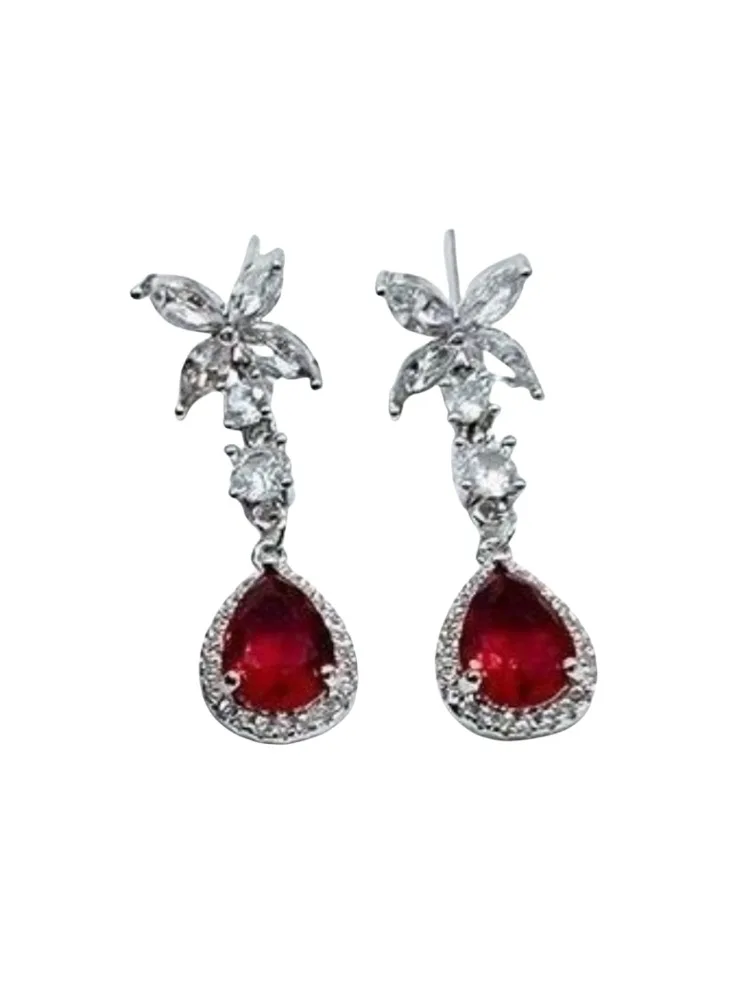Amour et espace profond Sylus déclaration périmètre boucles d'oreilles filles mode polyvalent boucles d'oreilles accessoires cadeaux de saint valentin