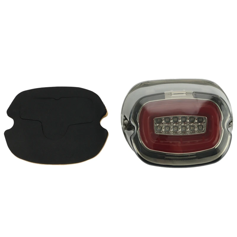 LED Rear Brake Tail Light Turn Signal Number License Plate Lamp Taillight For Roadking Glide Softail Sportster