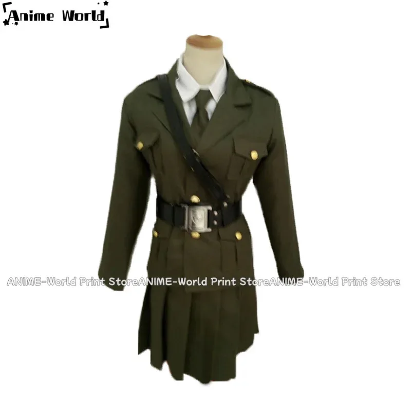 

《Custom Size》APH Axis Powers Hetalia England Rosa Kirkland Cosplay Costumex;3,v'6.f;9,