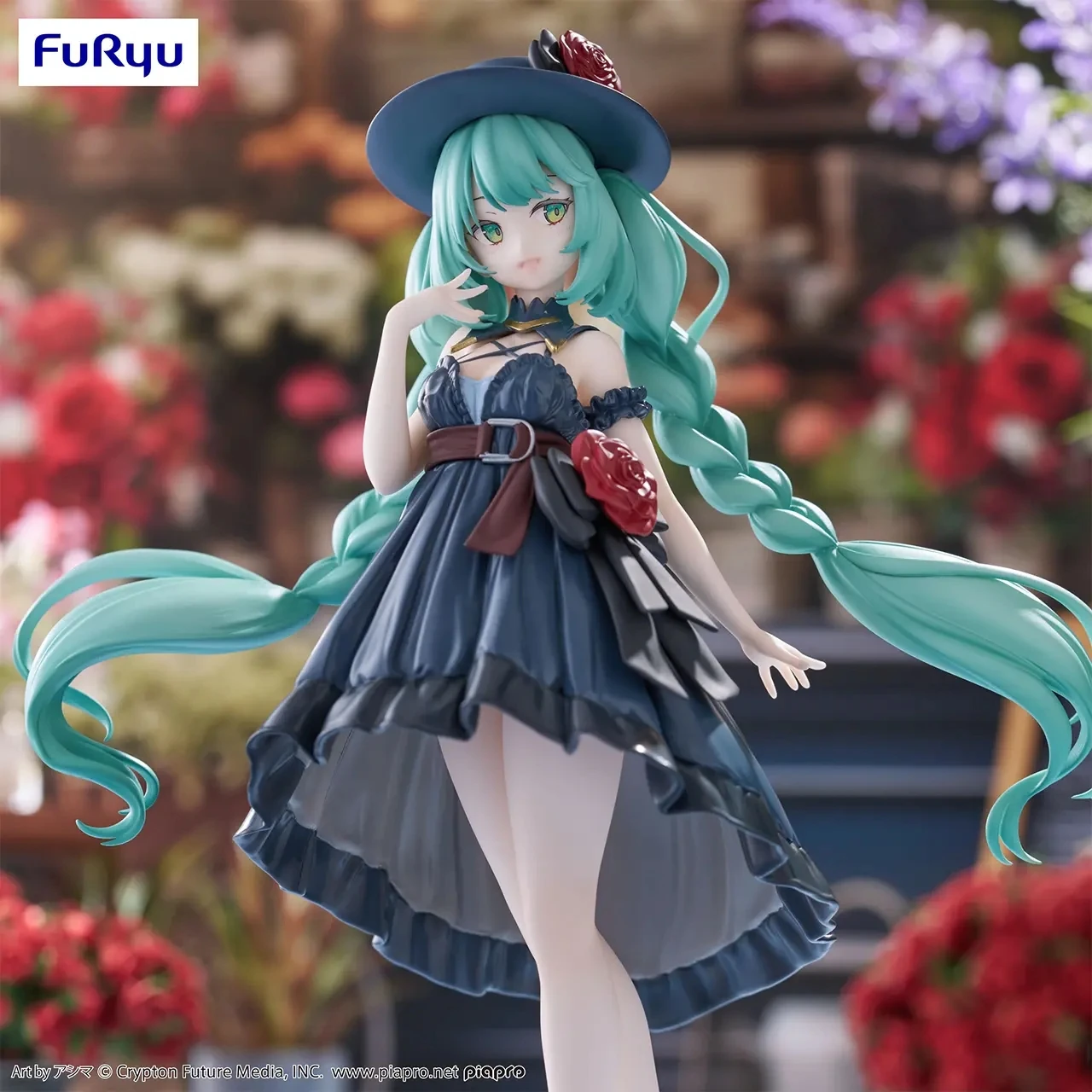 FuRyu Hatsune Miku Anime Figure Beautiful Girl  Ver Miku Kawaii Doll Toy GK Collectibles House Desktop Decoration Holiday Gifts