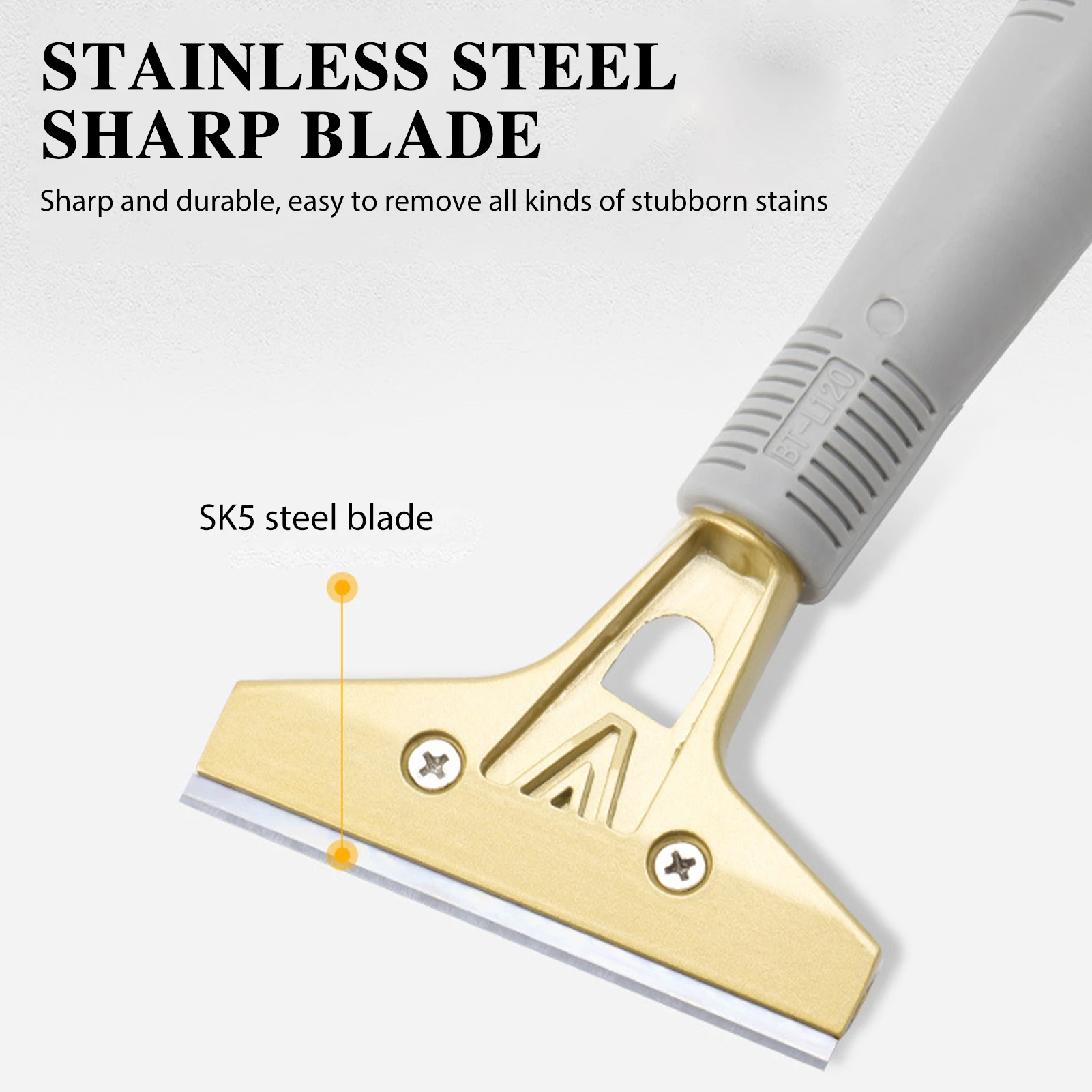 Multi-purpose Aluminium Scraper Industry Extendable Razors Blade With Protective Cover For Adhesive Residues
