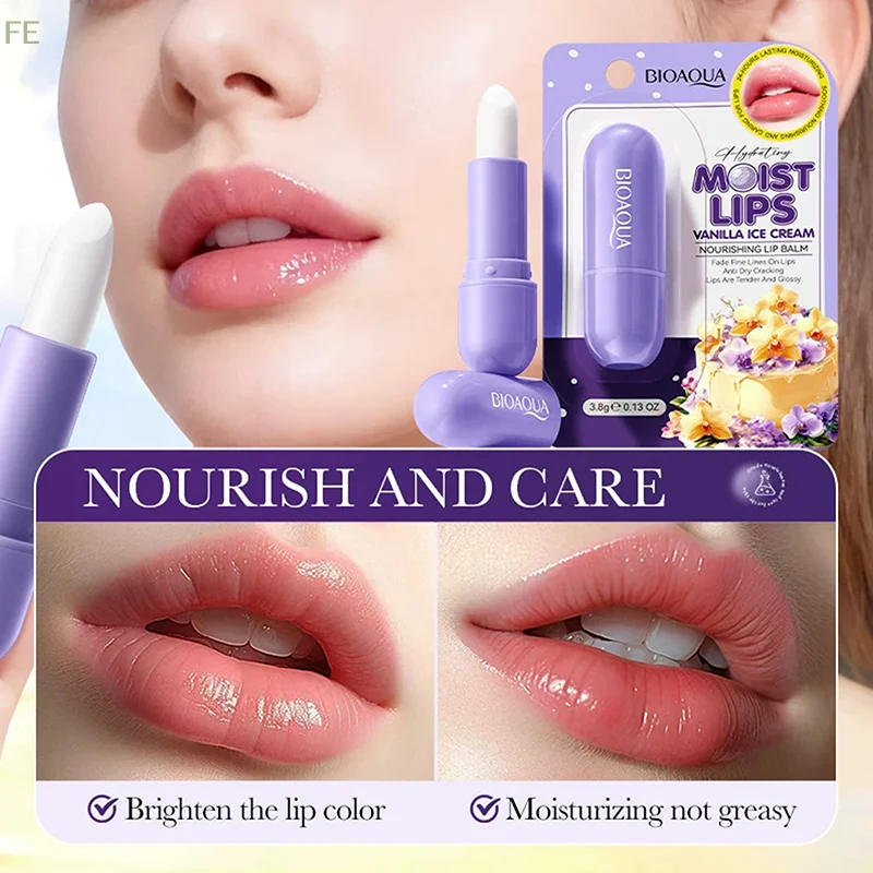 

[F] Vanilla Coconut Lip Balm 3.8g – Sweet Dessert-Inspired Scent, Nourishing And Hydrating Formula For Soft, Smooth Winter Lips