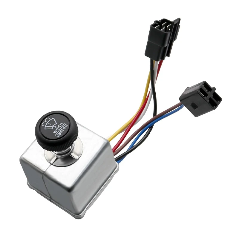

Lead Knob Windshield Wiper Control Switch For Peterbilt 220 378 379 387 7560026 75600-26 6-Lead Knob Wiper Control Switch
