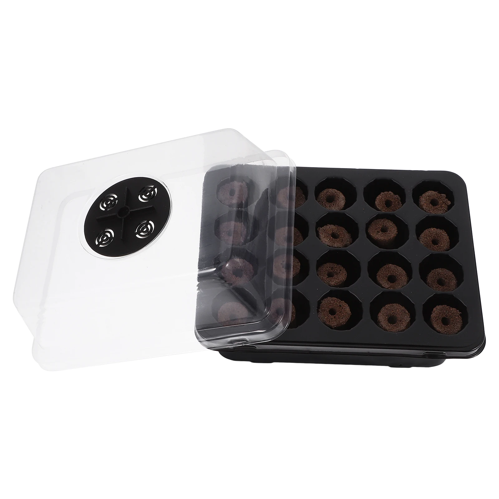 

1Set Plant Germination Tray Nursery Starter Tray 20-Cells Drainage Holes Plastic Planter Indoor Greenhouse Sprouting Box