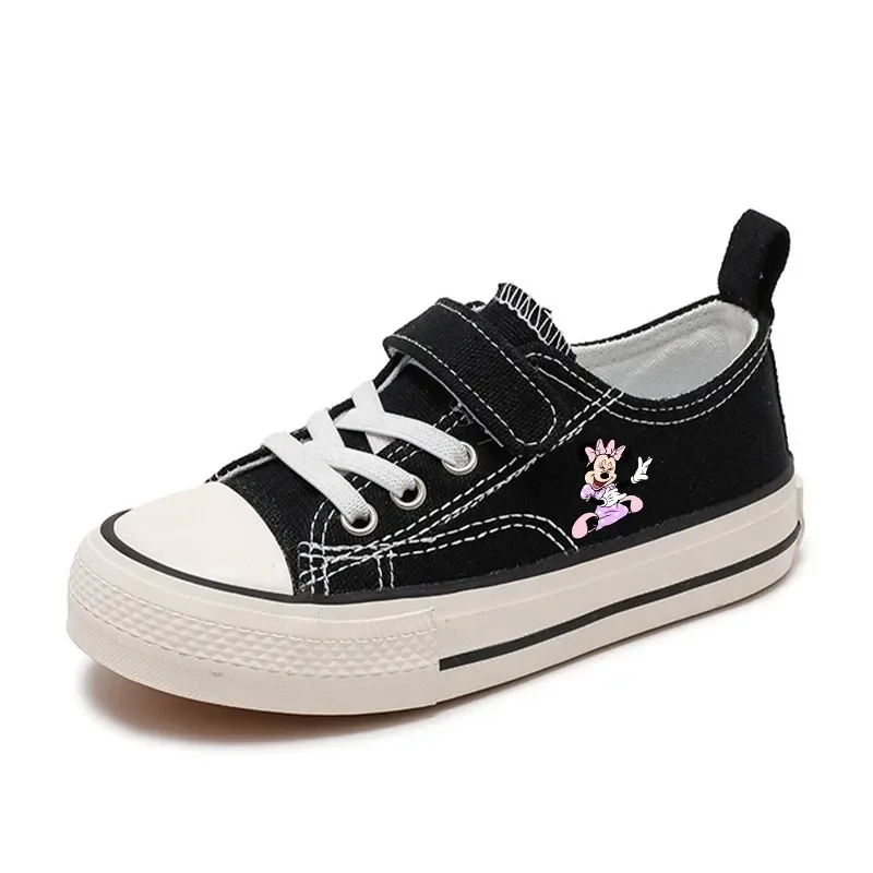 Sapato de lona mickey da disney mouse para meninos e meninas, sapatos infantis altos e baixos, desenhos animados casuais infantis, clubhouse, amor, 70