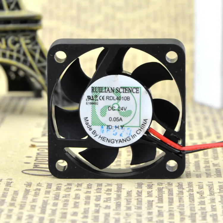 Xin Rui Lian 4cm 4010 24V 0.05A 4cm Cooling Fan RDL4010B Double Ball