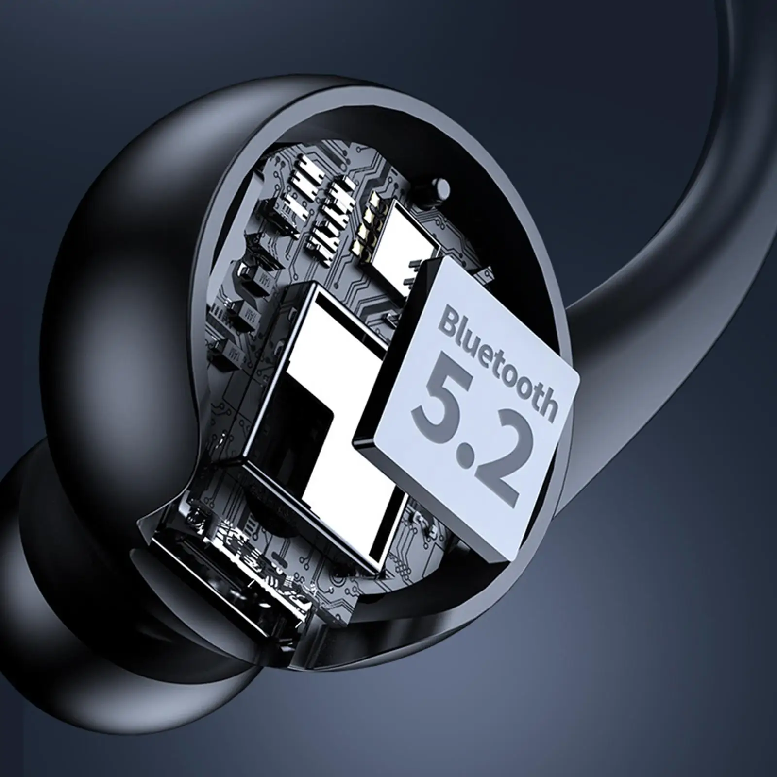 Auricular Bluetooth único resistente al agua y al sudor para correr