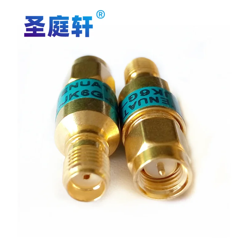 1PCS 2W SMA-JK Coaxial RF Attenuator ,DC to 6.0GHz ,50ohm,1db,2db,3db,5db,6db,10db,15db,20db,30dB