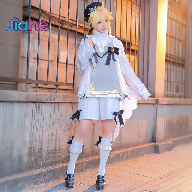 

Anime Rin Len Cosplay Costume 2025 Symphony Rella Suit Women Man Shirt hat pants socks props Halloween carnival casual uniform