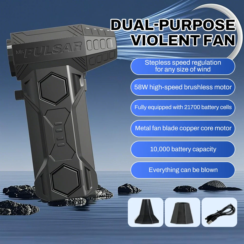 

Air Blower X11 Super Powerful 580000RPM Compressed Air Duster Electricity Consumption Display Air Vacuum Blower Jet Fan For Car