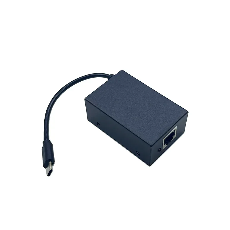 48V to Active Isolated PoE Splitter IEEE802.3af/at type-c out 5v 27w  2.5G/10/100/1000M