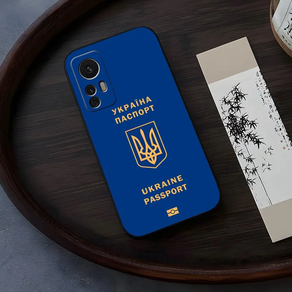 

Паспорт с украинским флагом для Xiaomi Redmi Note 13 14 10 12 Pro POCO X5 F4 F5 Pro 12 13 11T Lite Ultra Fundas Обложка