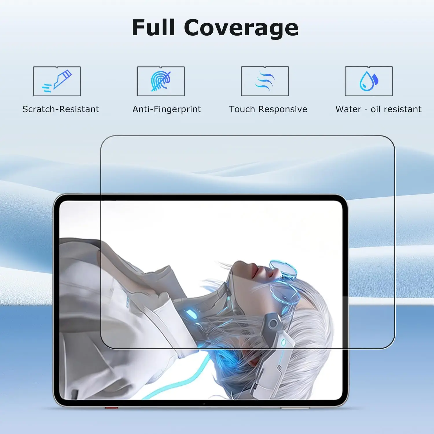 2 Pack Glass Protectors for RedMagic Astra 2 / Gaming Tablet 5 Pro 9.06