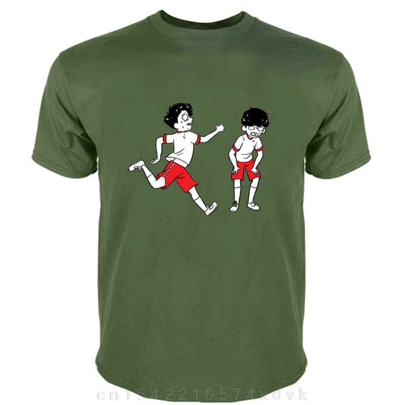 cotton tshirt for boys Fashion t shirt mens loose Mob Psycho 100 But I Will Walk 500 Miles Men T Shirts  invincible