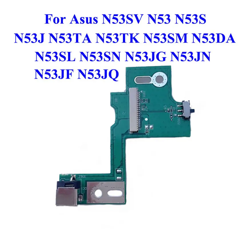 Placa de interruptor de carga de enchufe de alimentación CC de 1 Uds para Asus N53SV N53 N53S N53J N53TA N53TK N53SM N53DA N53SL N53SN N53JG N53JN N53JF N53JQ