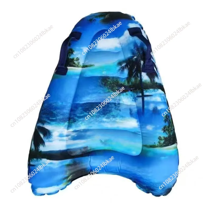 Printed Inflatable Surfboard Lightweight Safe Floating Surfboard with Handles Folding Surfing Body Board Summer