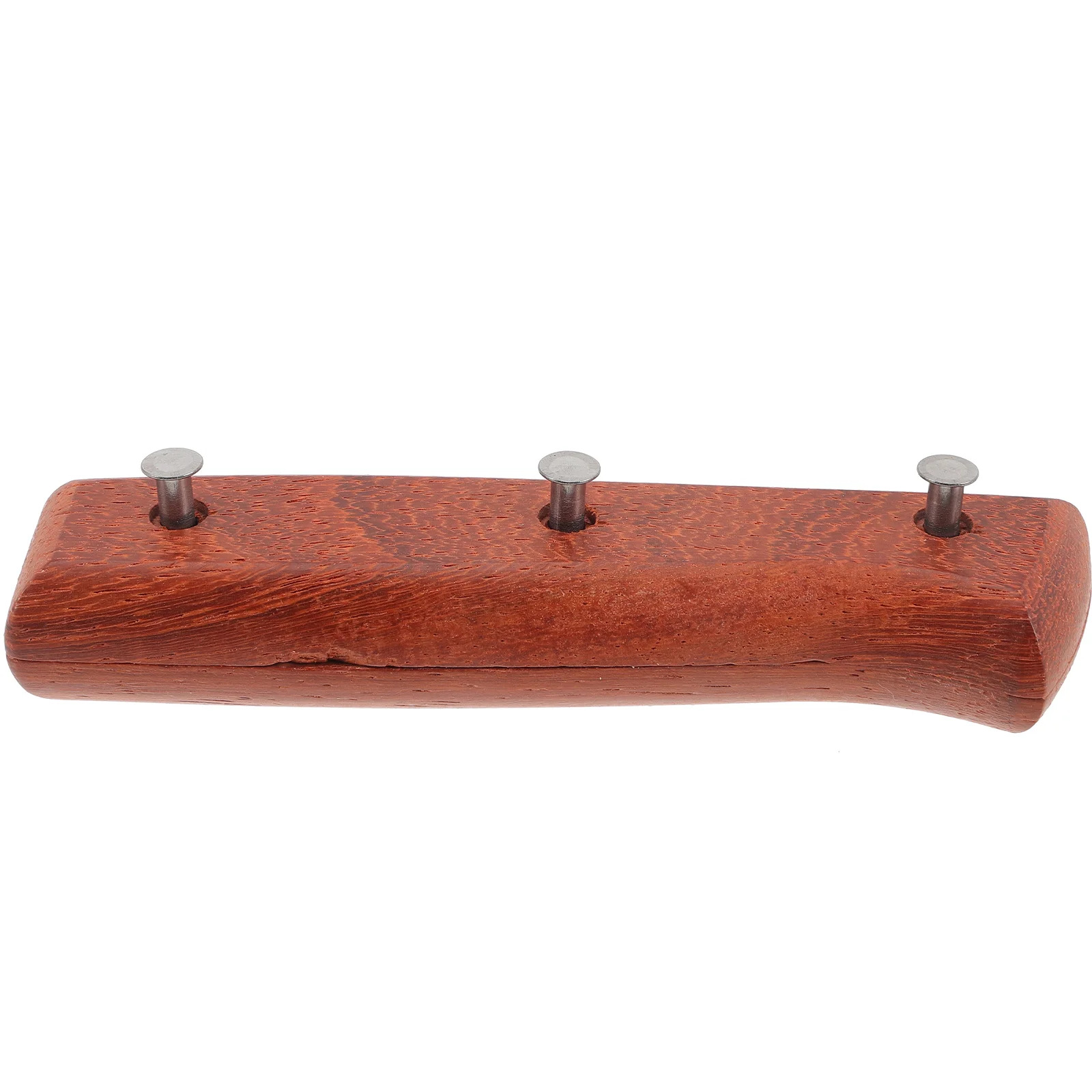 

Red Pear Wood Kitchen Knife Replacement Grip Handle Accessories Ergonomic Non Skid Wooden Handle Long Lasting Smooth