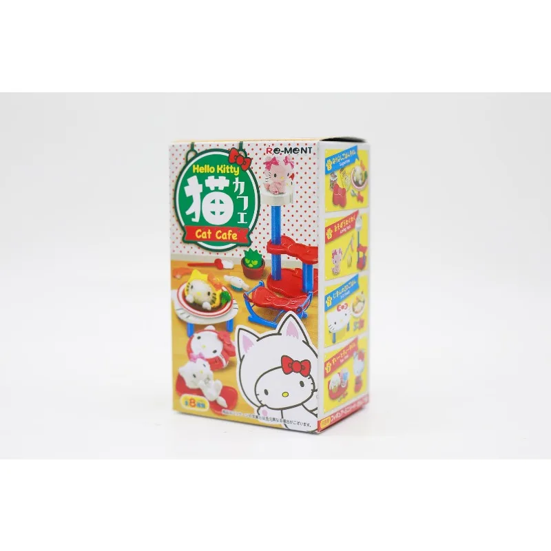 RE-MENT Hello Kitty KT Cat Cafe Blind Box Toys Miniature Action Figures Doll Model Toys Collection Ornaments view 4