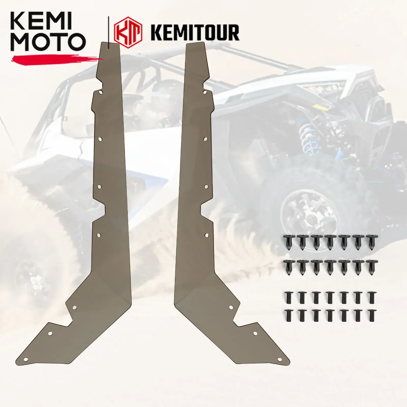 

KEMIMOTO UTV Lower Door Panels Insert Valance Kit 2020 2021-2023 Compatible with Polaris RZR Pro XP/XP 4, RZR Pro R, RZR Turbo R