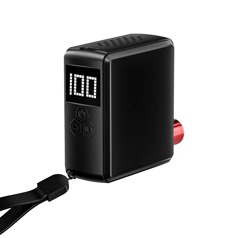 

Бесплатный индивидуальный логотип, автоматический портативный беспроводной электрический насос для накачивания шин, велосипедный автомобильный воздушный компрессор, велосипедный насос