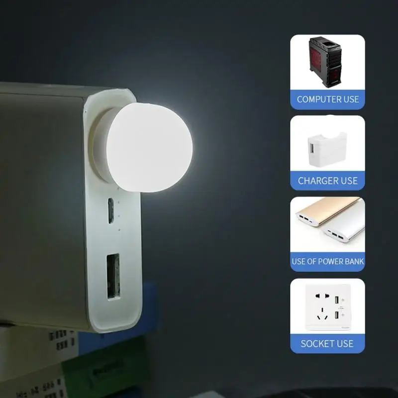 R53C Lovely Small Mushroom Light Eye for Protections Round Computer Reading Light Birthday Gift for Teenager Wome