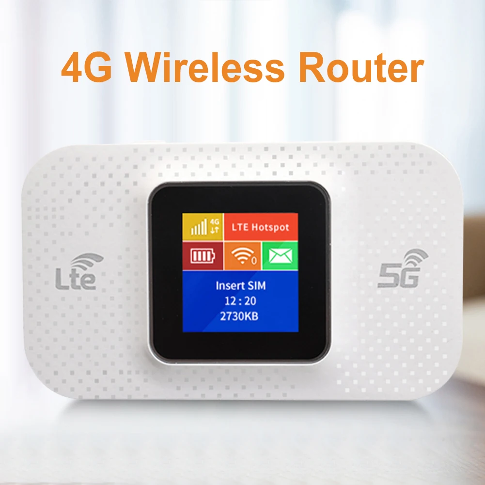 4G LTE Wireless WIFI Router Sim Card Slot Unlock Modem 3650mAh Outdoor Hotspot 150Mbps Mobile WiFi Router Pocket WIFI Hotpot