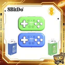 8Bitdo Micro Mini Bluetooth Controller For Nintendo Switch, Android, Raspberry Pi - Keyboard Mode Supported For PC/iOS/Android