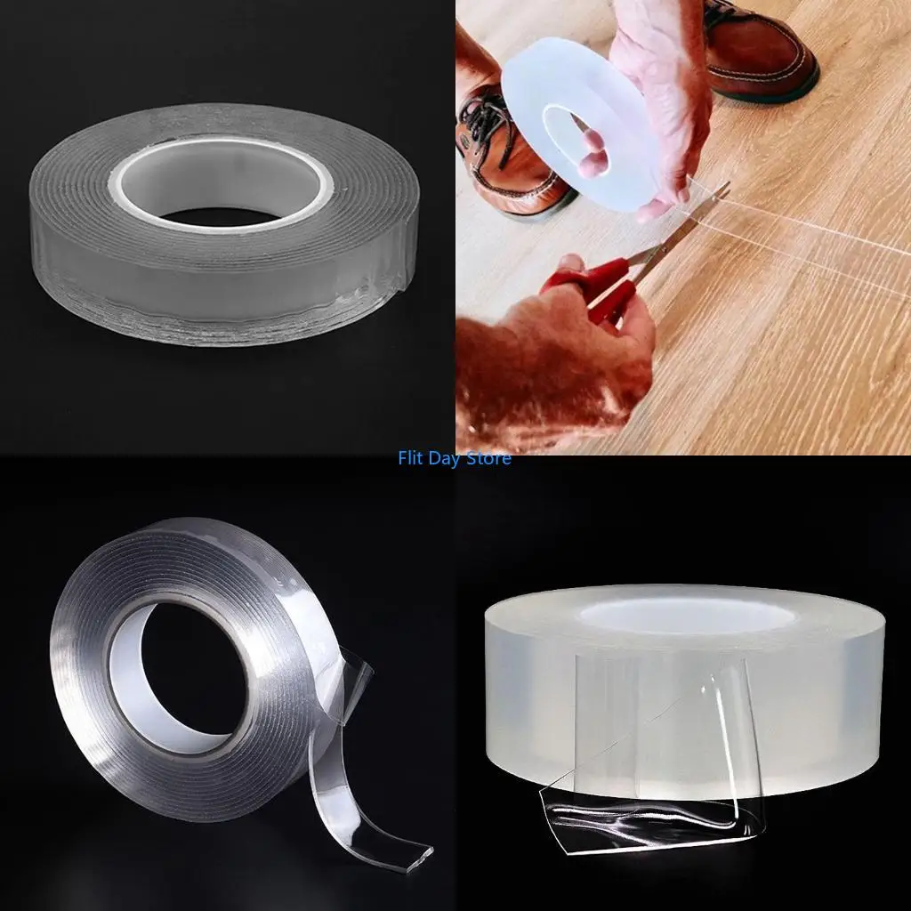 F92C Multi-functional Double-sided Adhesive Nano-tape Seamless Washable Movable Tape