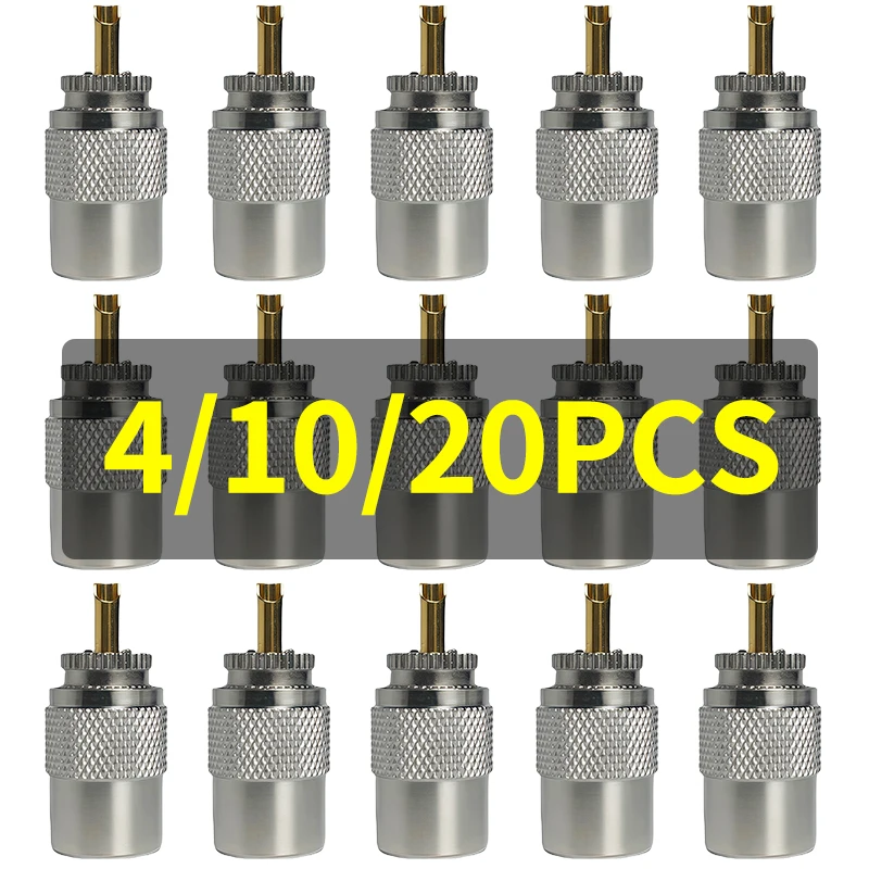 Uhf Male Plug & N-T…