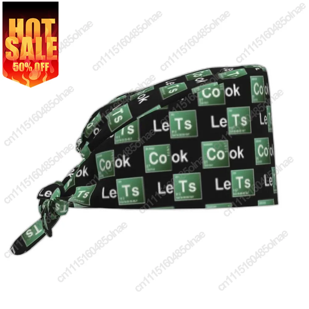 Adjustable Breaking Lets Cook Style Bad Working Men Women Surgical Hat Scrub Nursing Doctor Surgeon Cap For Chef