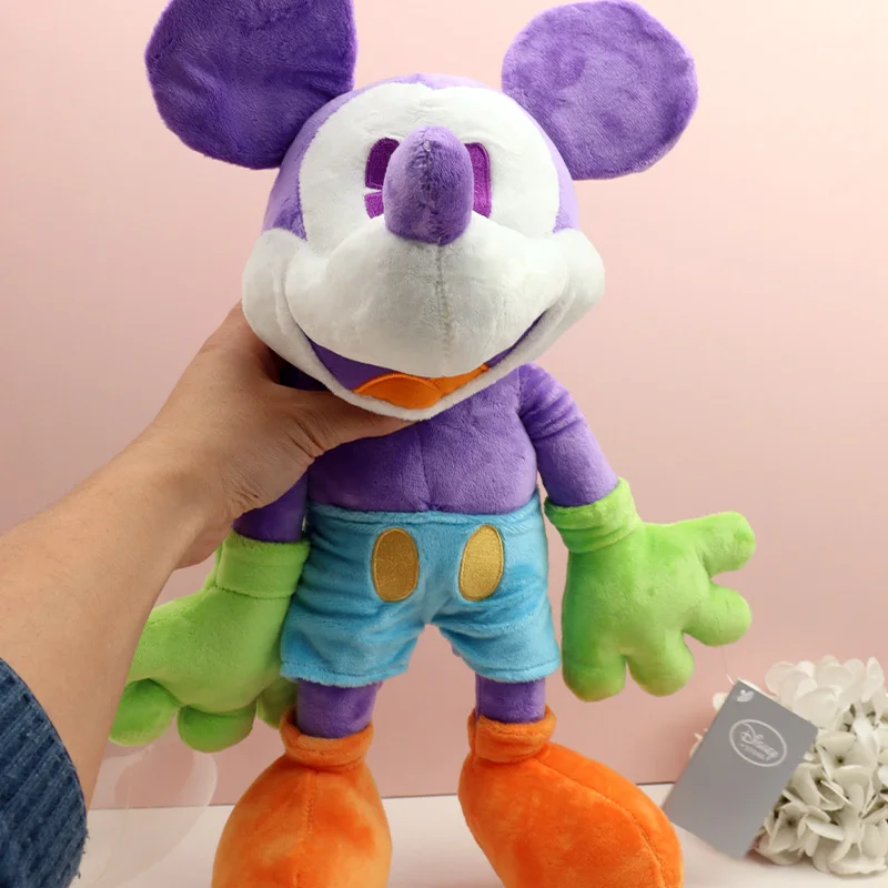 

Cuddly Mickey Mouse Plush Toys Kawaii Original Anime Plushie Stuffed Animals For Girls Soft Cotton Doll Birthday Gift For Kids
