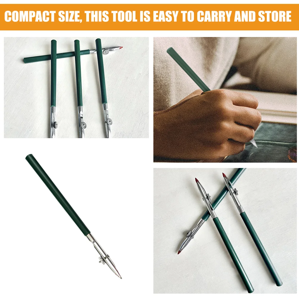 4 Pcs Adjustable Ruling Pens Straight Line Drawing Tools Masking Fluid Pen Watercolor Painting Plastic Brushes