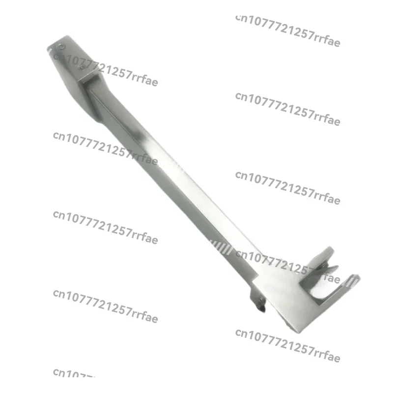 Bathroom strong 10 * 30mm stainless steel square frameless glass shower door support rod