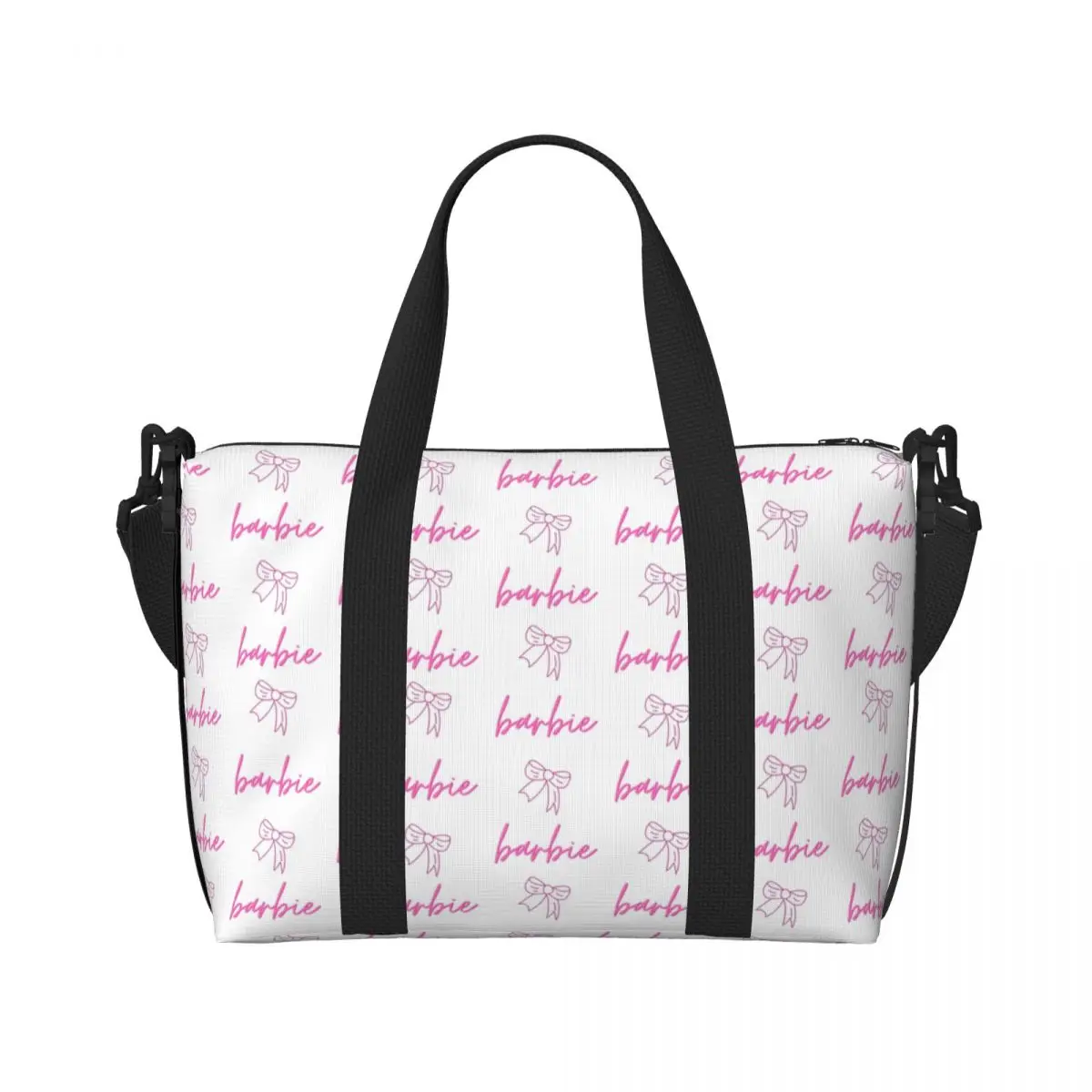 Sac fourre-tout sans couture personnalisé pour femme, grands barbies, Rosa DD Butter, shopper initié, sac de voyage pour salle de sport de plage