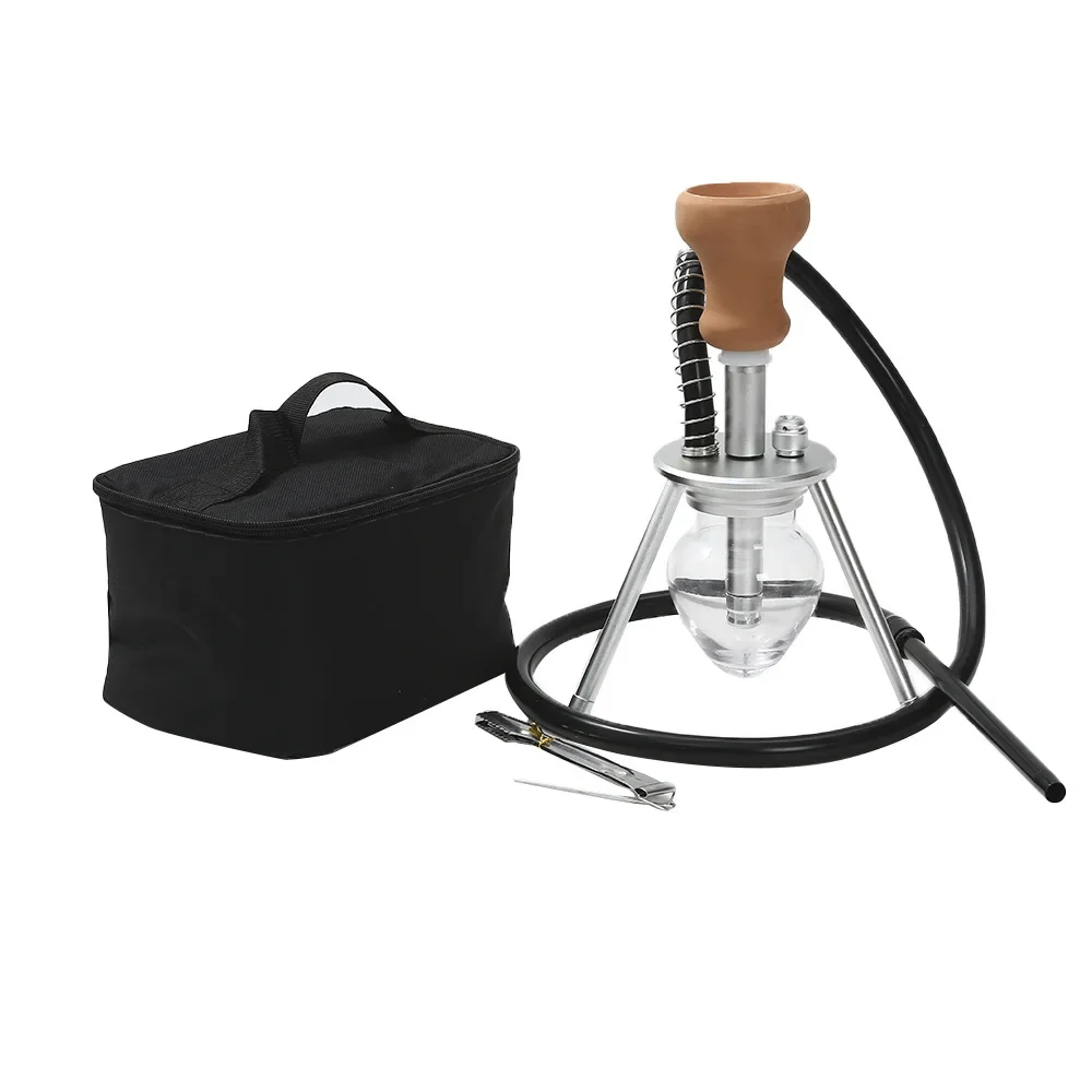 

Portable Tripod Shape Shisha Hookah Travel Outdoor Handbag Hookah Hose Bowl Tong Bar Club Chicha Narguile Sheesha Storage Bag