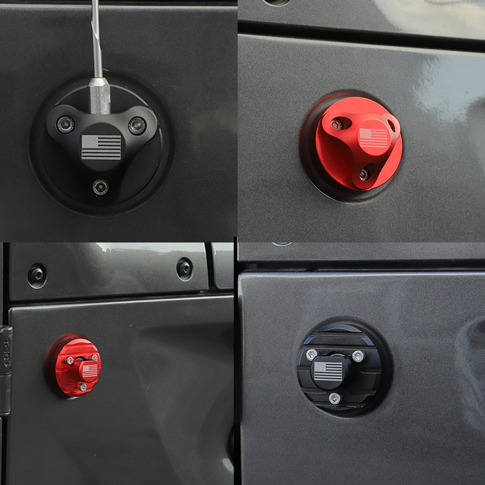 Osłona podstawy anteny samochodowej, dolna osłona anteny, listwa ozdobna do Jeep Wrangler JK 2007-2017 JL JT Gladiator 2018-2026, akcesoria zewnętrzne — zdjęcie 5