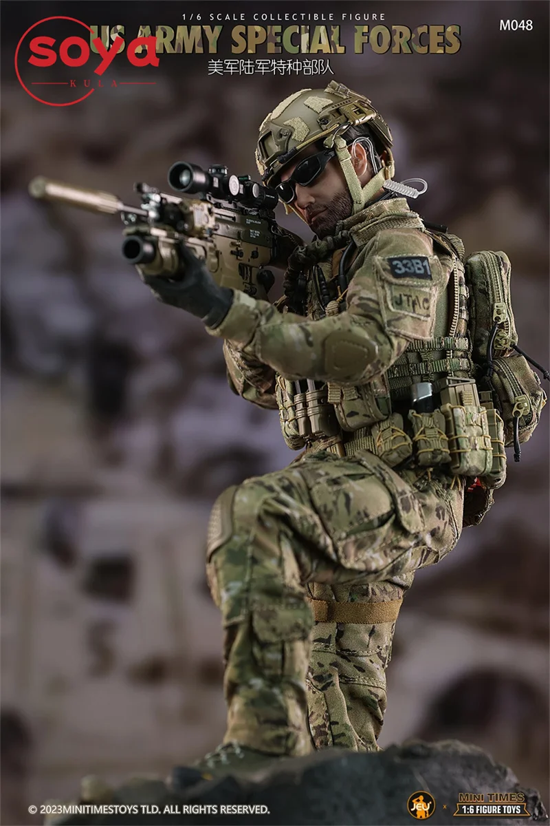 ألعاب صغيرة الحجم M048 1/6 مقياس الجيش الأمريكي القوة الخاصة عمل الشكل 12 ''التمثال الذكور العسكري الحديث مجموعة كاملة لعبة #3