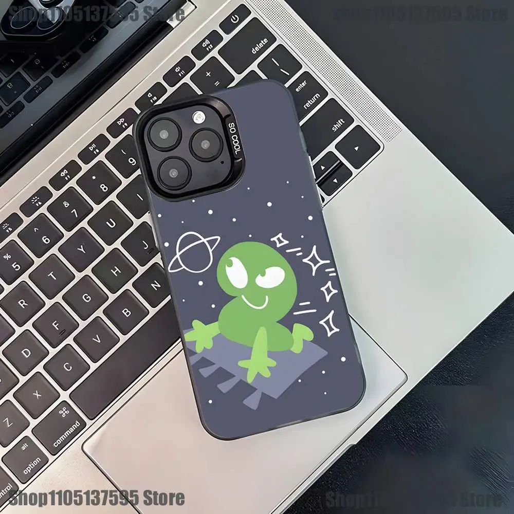 حافظة هاتف Bfdi Battle For Dream Island لهاتف iPhone 17,16,15,14,13,12,11,Pro,XS,Max,Plus,Mini,SE4,E غطاء أسود غير لامع مقاوم للصدمات