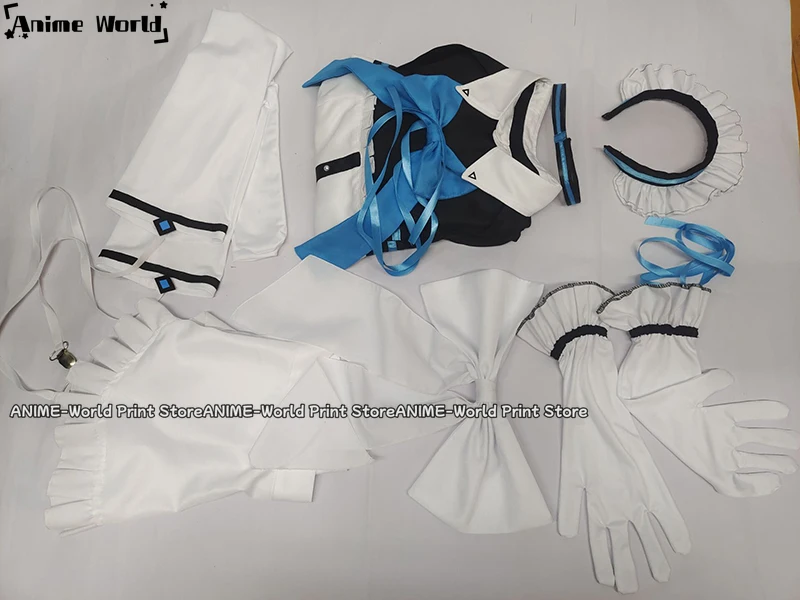 Blue Archive Itinose Asena Maid Cosplay Costume Anime Clothing Full Outfit