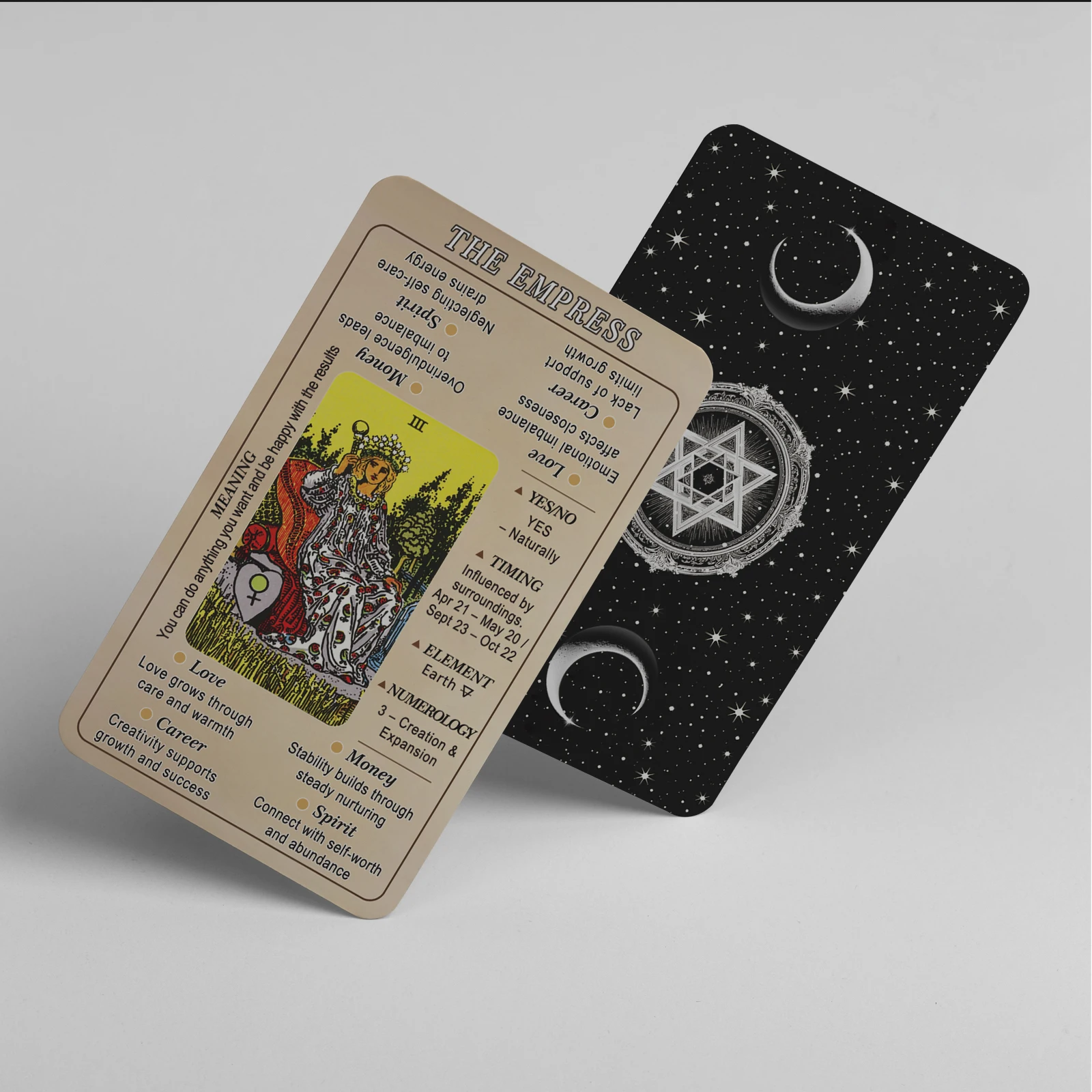 Keyword Tarot Deck, 78 Cards with Keyword Interpretations, Suitable for Both Beginners and Experienced Tarot Readers