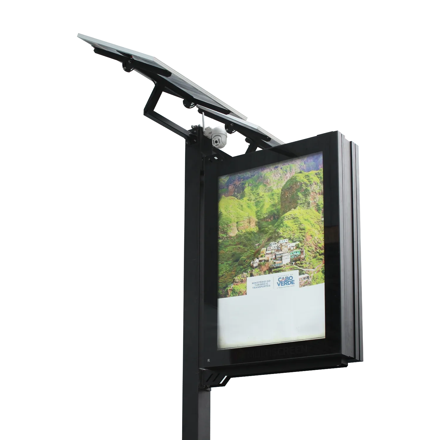 

2023 New Stylish Energy-Saving Solar-Powered Scrolling Light Box Sign Board