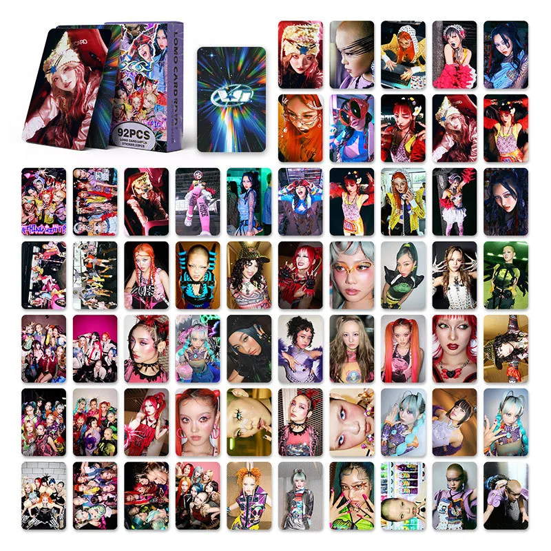 92pcs/set XG New Album LOMO Card Sticker Postcard Photo Card HARVEY HINATA COCONA MAYA JURIA CHISA JURIN Collector Card