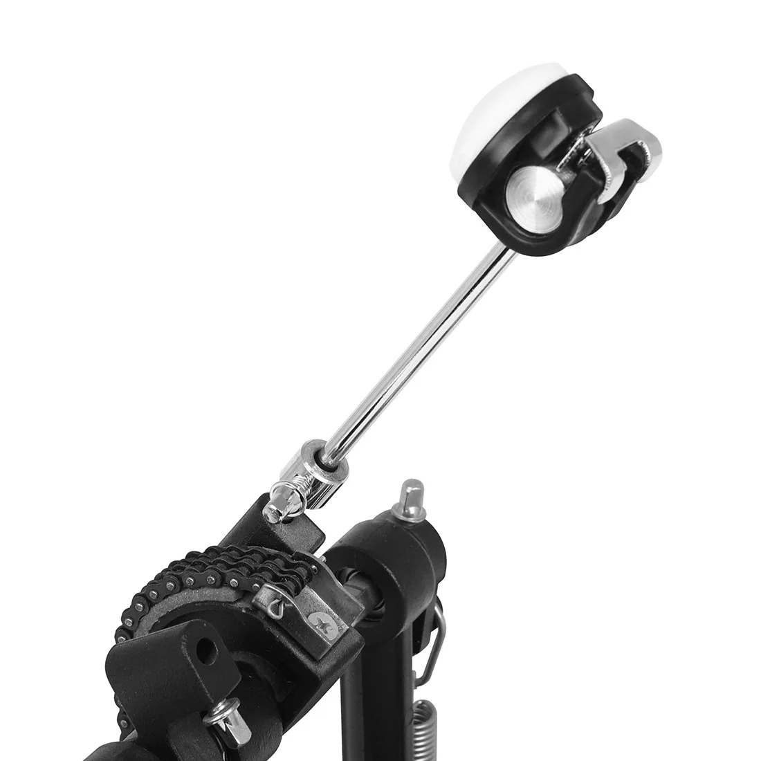 Weighted Metal Drum Kick Beater Felt Hammer Replacement Parts for Jazz Drum Single Double Bass Pedal Modification view 3
