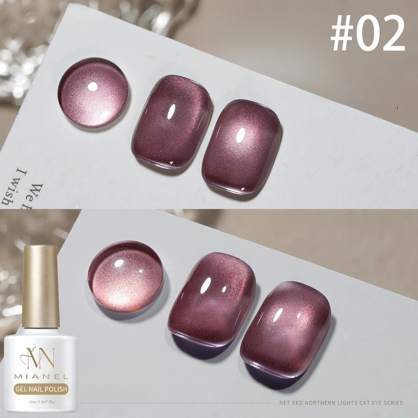 10ML 1pcs Christmas Nails 2025 New Autumn And Winter Top Selling Ice Berry Magnet Cat Eye Gel Nail Polish Gold Blue Nails