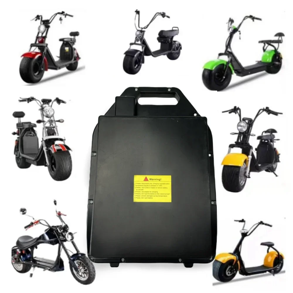 Lithium batterij 10Ah 15Ah 20Ah 2000 W 60 V 18650 Batterij Voor Harley Citycoco Motorfiets High power Waterdichte elektrische voertuig bat