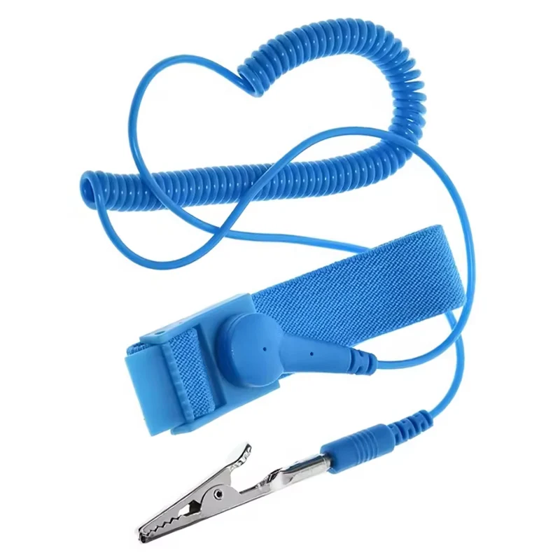 Antistatic Anti Static ESD Wristband Wrist Strap Cordless Wireless Clip Discharge Cables for Electronics Repair Work Tools